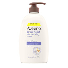 Aveeno Stress Relief Feuchtigkeitsspendende Körperlotion mit Lavendelduft, 33 FL OZ