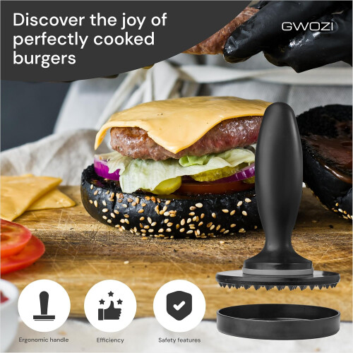 Burger Press  Smash Burger Press for Griddle  Plastic Hamburger Press Patty Maker for Kitchen 2