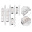 5pcs Rolling Parallel Ruler, Plastic Measuring Rolling Ruler, Transparent Multifunctional Drawing Design Ruler for Measuring Drafting Student 5