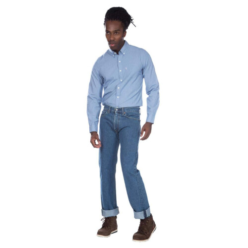 Levi's Levi's Ανδρικά Τζιν 505 Κανονική Εφαρμογή (Διαθέσιμα και σε Μεγέθη), Μεσαίο Stonewash, 40W x 32L 2