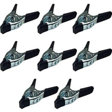 Lot of 86' inch Spring Clamp Large Super Spring Metal Black 2.5 inch Jaw Opening