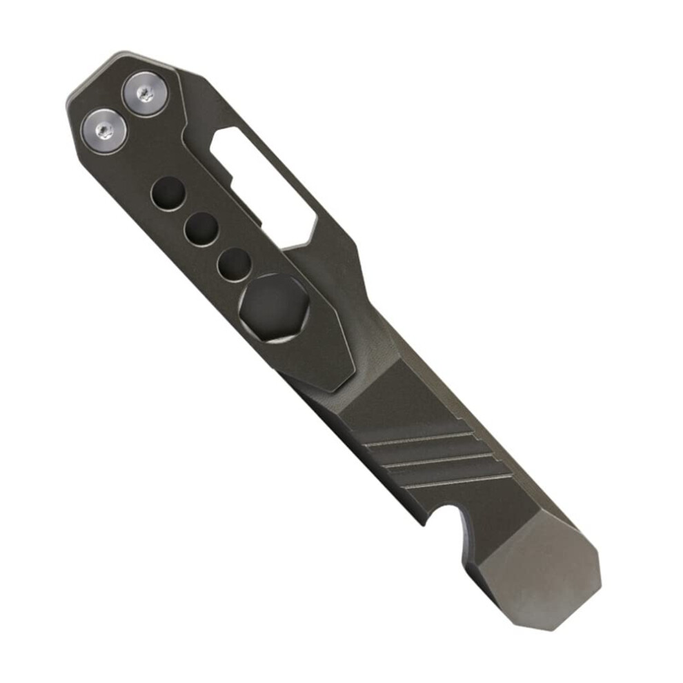 Titanium Edc Pry Bar, Outdoor Multifunctional Tools,Pry Bar Edc Tool For Crowbar Screwdriver Bottle Opener And Pocket Clip 820064746818