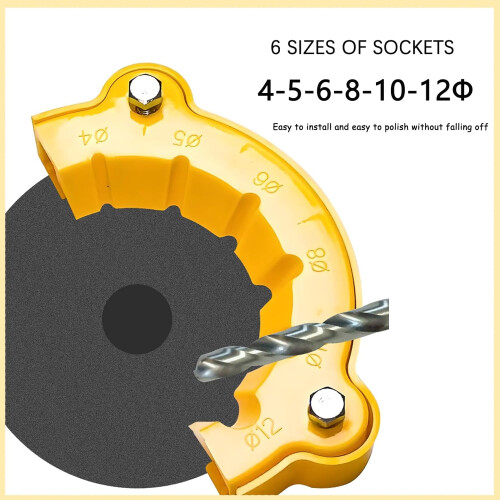 Drill Bit Sharpener, Angle Grinder Drill Bit Sharpener, MultiSpecification Drill Bit Grinding (3 PCS) 2