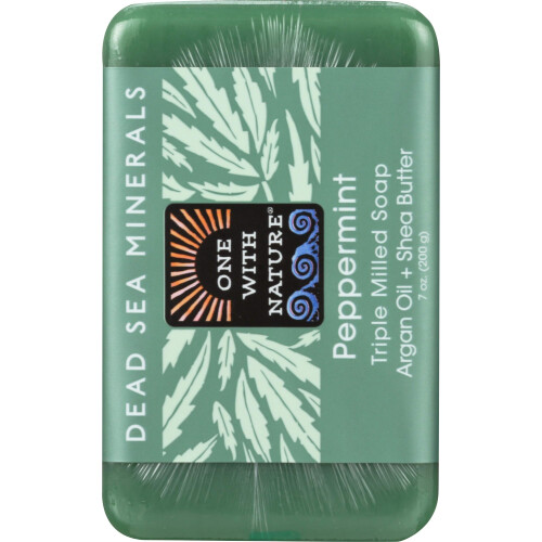ONE WITH NATURE Dead Sea Hemp Bar Soap 7 OZ 2