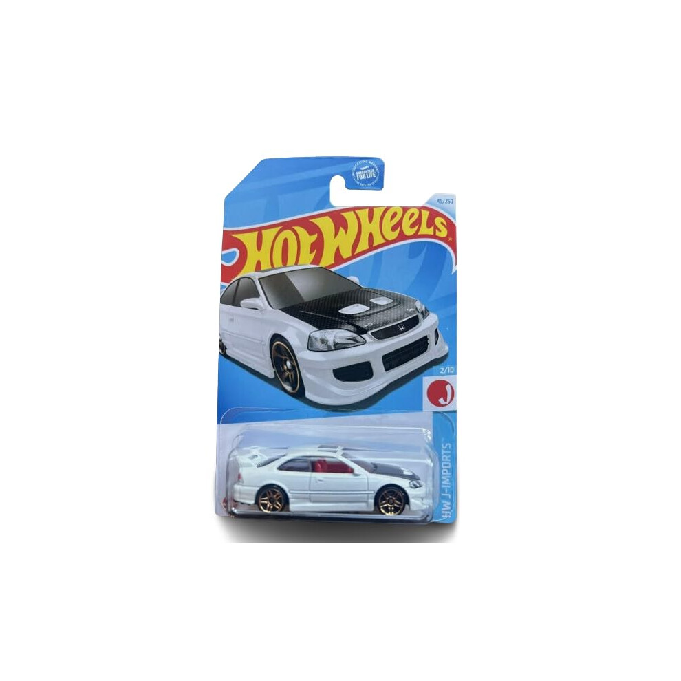 Hot Wheels Honda Civic Si, 1:64 Scale, White, J-Imports Series 2/10-image-OPC-PHXP7ND-NEW