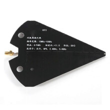 HT5 Portable Log Periodic Antenna 1300MHz-10GHz Wideband High Gain 6-9dB 50 for VHF UHF SHF Commun