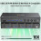 8K DP KVM Switch 2 Monitors 4 Computers 30Hz 4k@144Hz Dual Displayport USB 3.0 Switcher for Keyboa 21