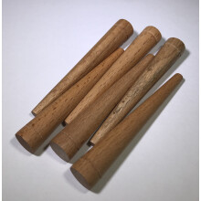 Houten haringen voor stoelstokjes, set van 6