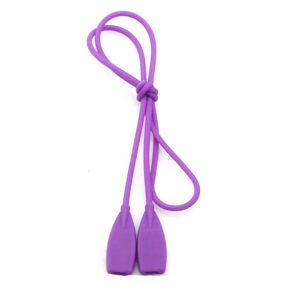 Purple Soft Silicone Glasses Strap, Eyeglasses Strap Holder For Adults, Eyewear Retainer Cable Strap For Women And Men,