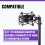 Studiomicrofoon shockmount (zwart) 4