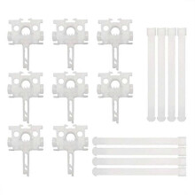 8 Vertical Curtain Pulleys 8 Distance Plates Easy Replacement Accessories Vertical Blinds Accessories