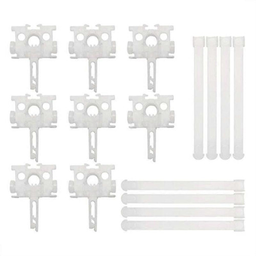 8 Vertical Curtain Pulleys 8 Distance Plates Easy Replacement Accessories Vertical Blinds Accessories