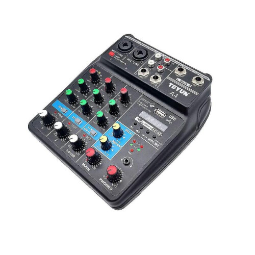 A4 Sound Ng Console Usb O Mixer Ktv Microph Recording 4 Chls