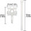 8 Vertical Curtain Pulleys 8 Distance Plates Easy Replacement Accessories Vertical Blinds Accessories 2