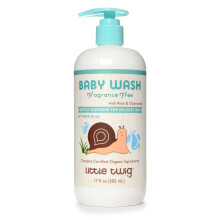 Little Twig Baby Wash Natural Plant Derived Formula Fragrance Free 17 fl oz.