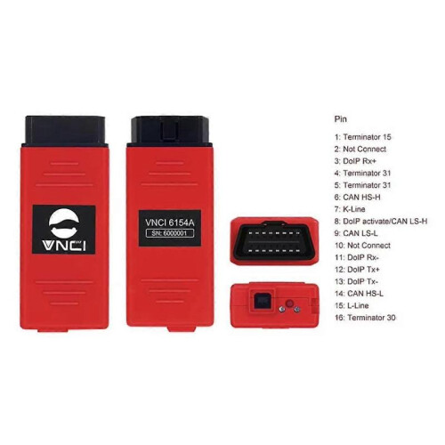 6154A Car Scanner Diagnostic Tool Support CAN FD and DoIP Protocol for / Group From 1995 to 2023 1
