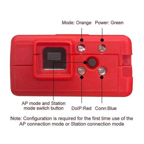 6154A Car Scanner Diagnostic Tool Support CAN FD and DoIP Protocol for / Group From 1995 to 2023