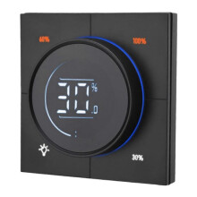 Infinite Knob Dimmer Regulator Zigbee 3.0 PC Panel Wall Light Switch 150-300W AC 110-240V Digital L