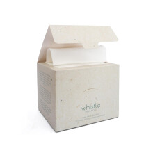 Serviettes de Visage Jetables 10""x12", Boîte Refermable, Ultra Doux à Base de Plantes