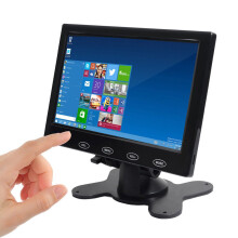 7 Inch Ultra Thin 16:9 HD 800x480 TFT LCD Color Display Headrest Monitor Touch Button Monitor Screen Support AV HDMI VGA Video Input