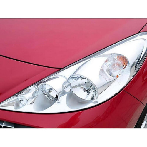 Car Front Headlight Cover, for 207 2009 2010 2011 2012 2013 Waterproof Headlight Shell Cover,left 2