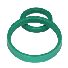 Hardware Fittings 8-250mm Green Polyurethane Sealing Hydraulic Cylinder Piston Rod O Ring (2Pcs 46x56x10)