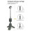 Camping Light Telescopic Collapsible Night Light Mobile Lighting 10000mah Battery Built-in Road Flash Light,matt Black 8