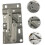 2 Pairs Tip Out Tray Hinges Spring Loaded Support for Kitchen Cabinets Smooth Movement 3