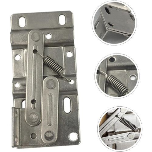 2 Pairs Tip Out Tray Hinges Spring Loaded Support for Kitchen Cabinets Smooth Movement 2
