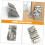 2 Pairs Tip Out Tray Hinges Spring Loaded Support for Kitchen Cabinets Smooth Movement 2