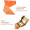 1 Set Ratchet Strap Ratchet Rachet Strap Rope Tie Down Fixing Belt Orange Polyester 5