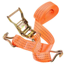 1 Set Ratchet Strap Ratchet Rachet Strap Rope Tie Down Fixing Belt Orange Polyester