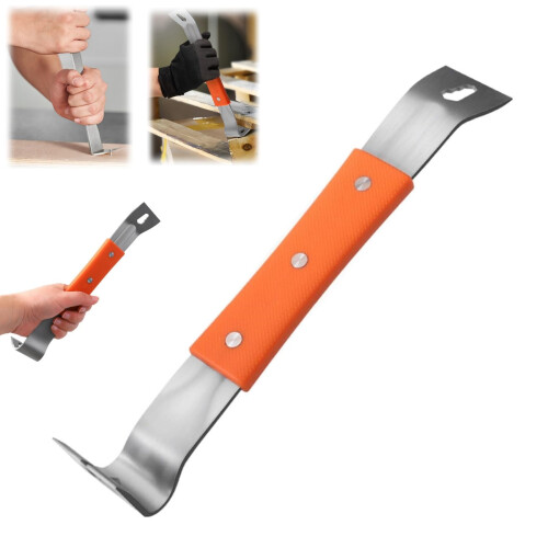 Multifunctional Stainless Steel Wrecking Bar, Woodworker's Magic Tool Crowbar Nail Puller