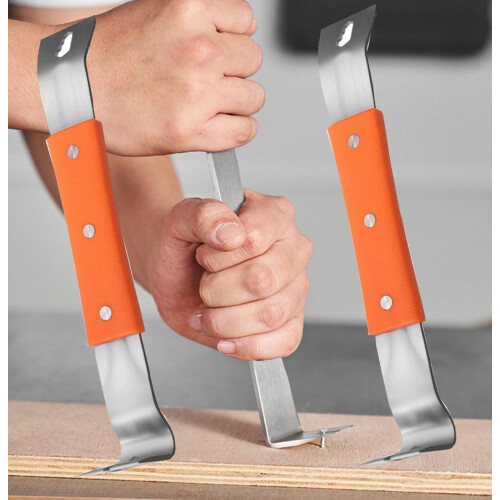 Multifunctional Stainless Steel Wrecking Bar, Woodworker's Magic Tool Crowbar Nail Puller 1