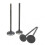 4pcs Exhaust Intake Valve Kit Nitriding Treatment Antioxidation Replacement for CB400 VTEC 2001?2014 2