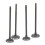 4pcs Exhaust Intake Valve Kit Nitriding Treatment Antioxidation Replacement for CB400 VTEC 2001?2014 4