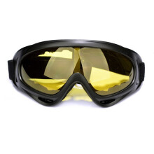 Airsoft Goggles AntiFog Anti UV Lenses Tactical Eyewear Adult GL04 (Yellow)