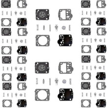 10 Set Carburetor Kit for 240 236 235 435 E JONSERED CS2238 CS2234 RB149, RB 149 Diaphragm Set