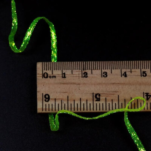 5pcs 3mm Wide Flat Diamond Braid with Pearlescent Tones Flat Mylar Braid Shrimp Flashback Fly Tying Materials 1