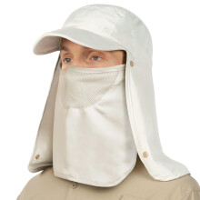 Fishing Sun Hat with Neck Flap for Men Cover Outdoor Bucket Cap with Face Covering for Hiking Running