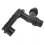 Radiator Coolant Water Hose Connector 17111707817 ABS Black Replacement for E46 3 Series 4