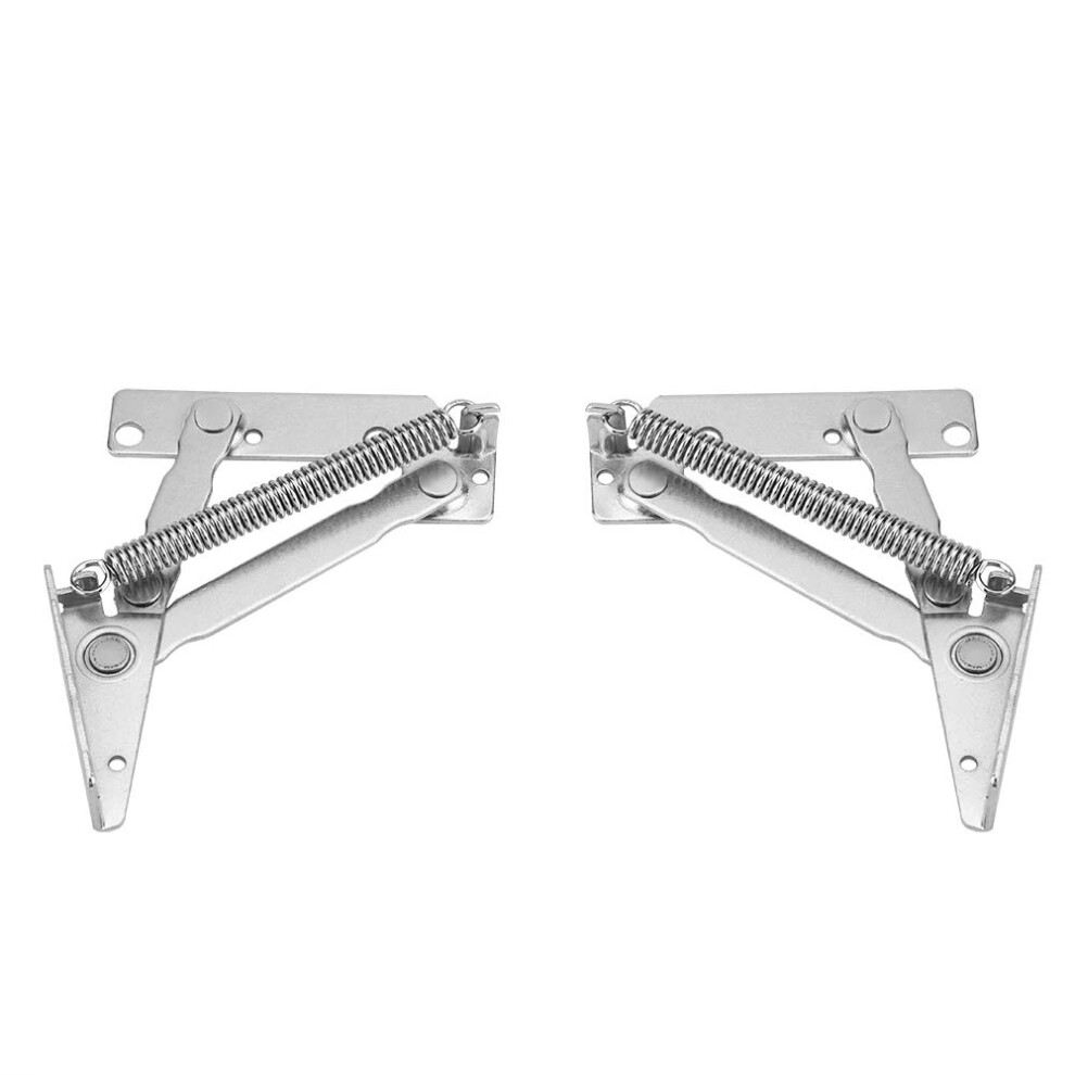 2Pcs Set Steel Lift, Under Cabinet Pull Down Hinges Scissor Hinge Up Spring Hinge For Cabinet Cupboard Closet Wardrobe Door 820064750501