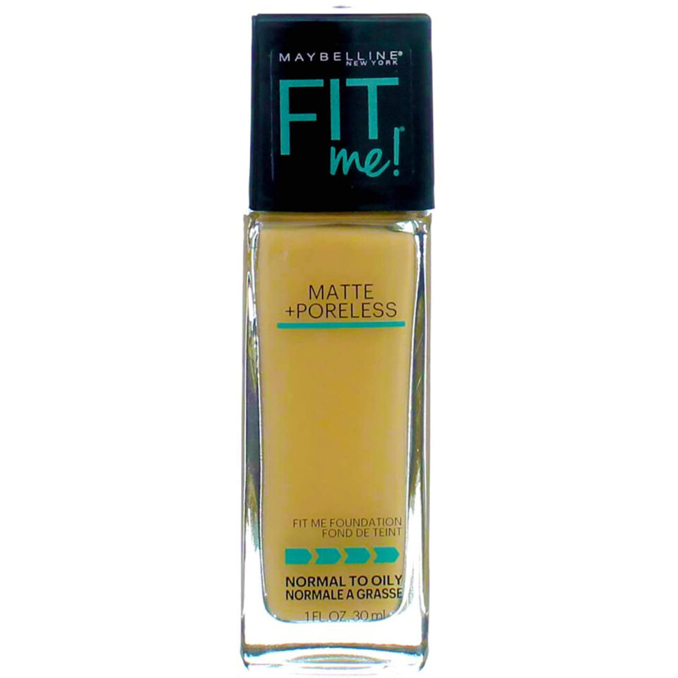 Photos - Foundation & Concealer Maybelline New York Fit Me Matte Plus Pore Less Foundation Makeup, Classic Ivory, 1 Fluid Ounce PPAX1409000 