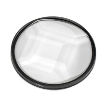 77mm Fractaled Filter Quadriprism Lens Effect for DSLR Camera Enhancement Creative Photography Rotatable Filter