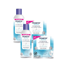 Monistat Boric Acid Feminine Cleanser  (2 Wash & 2 Cloth) Variety Pack
