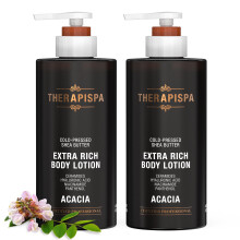 THERAPISPA Duftende Krperlotion fr Frauen Tiefenhydrierung und nhrende Feuchtigkeitscreme mit Sheabutter-Ceramiden und Panthenol zur Erweichung