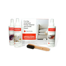 Kit removedor de manchas dourado e roxo para estofados Crypton com desodorizante Odor Out (8 fl. Oz.)
