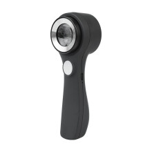 Handheld Jewelers Loupe with Scale, MultiFunction 10X USB Rechargeable Coin Magnifier