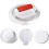 1 Pcs Plastic Burger Press Non Stick Burger Press, 4.5' Hamburger Press Patty Maker 4