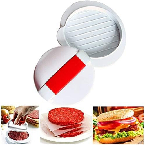 1 Pcs Plastic Burger Press Non Stick Burger Press, 4.5' Hamburger Press Patty Maker 2